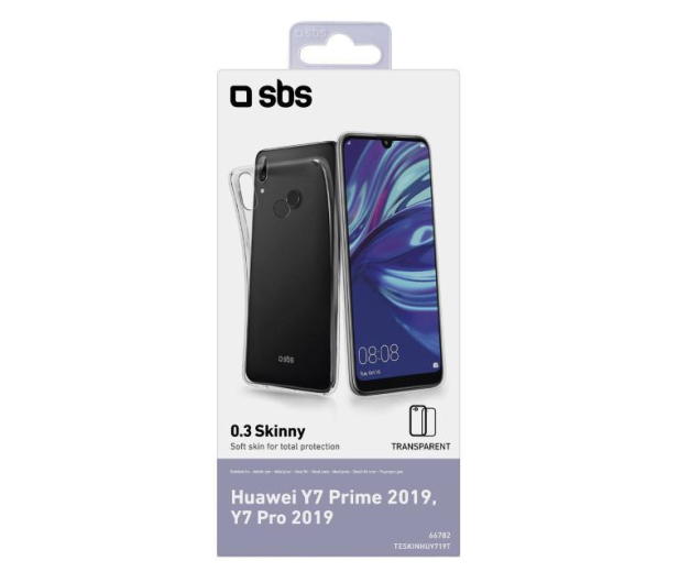 Etui Skinny do Huawei Y7 2019 przezroczyste - 1441987 - zdjęcie 3